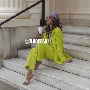 Zara textured weave blazer